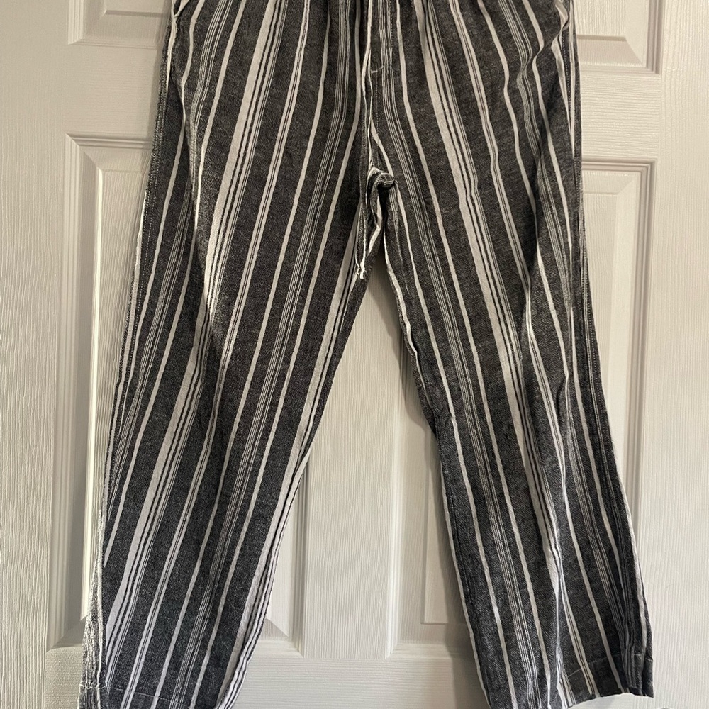 Briggs Striped Black and White Pants